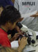 Looking down the microscope