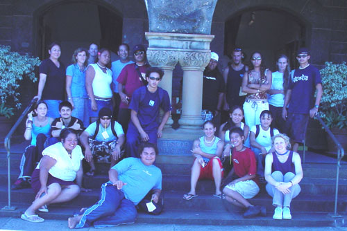 Interns at Bishop Museum